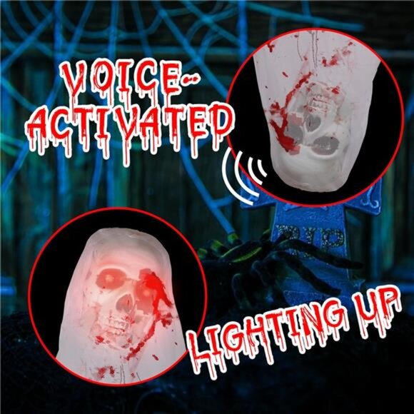 Cocoon Corpse Creepy Halloween Decorations Hanging Decor Scary Corpse Props - Picture 3 of 7